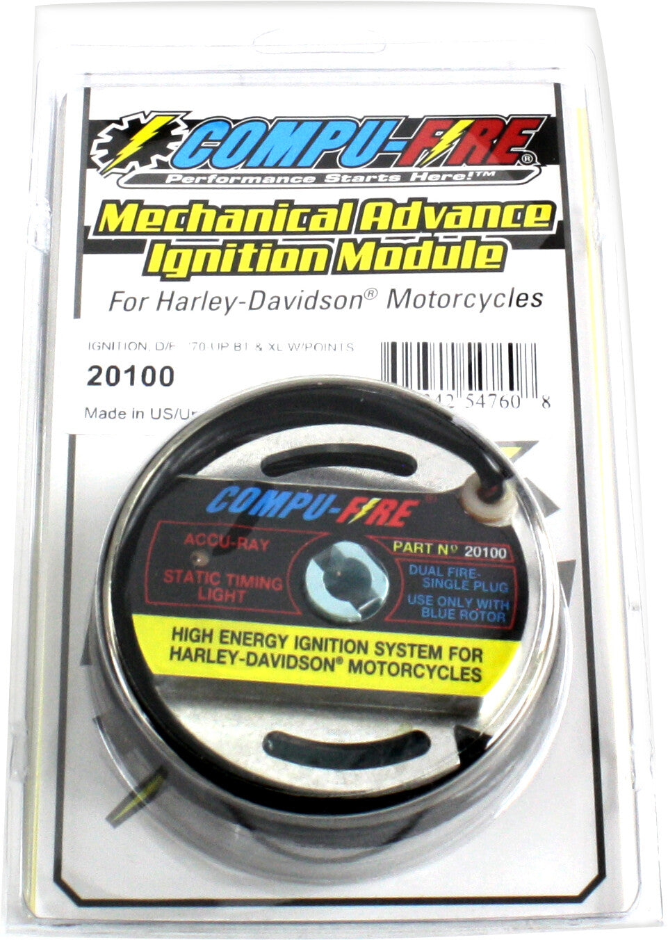 COMPUFIRE Ignition Kit Dual Fire (Mech Adv)`70-99 Bt `71-01 Xl 20100