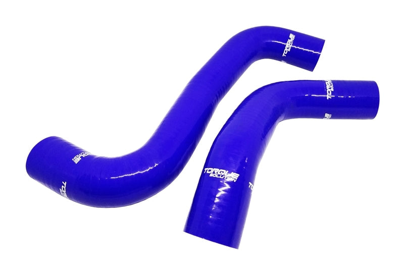 Torque Solution 08-14 Subaru WRX / 08-18 STI / 09-13 Forester XT Silicone Radiator Hose Kit - Blue TS-SU-420BU