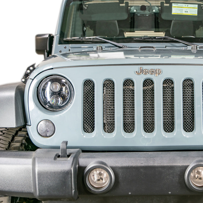 DV8 Offroad 2007-2018 Jeep JK Black Mesh Grille D-JP-190010-BK
