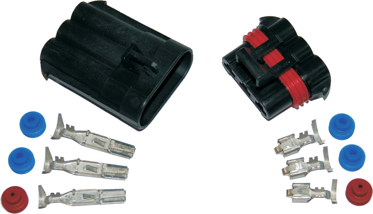 NAMZ CUSTOM CYCLEAmp Power Plug Kit Male/Fem Qck Dscnnct Saddle Bag AmpsNAP-PP01