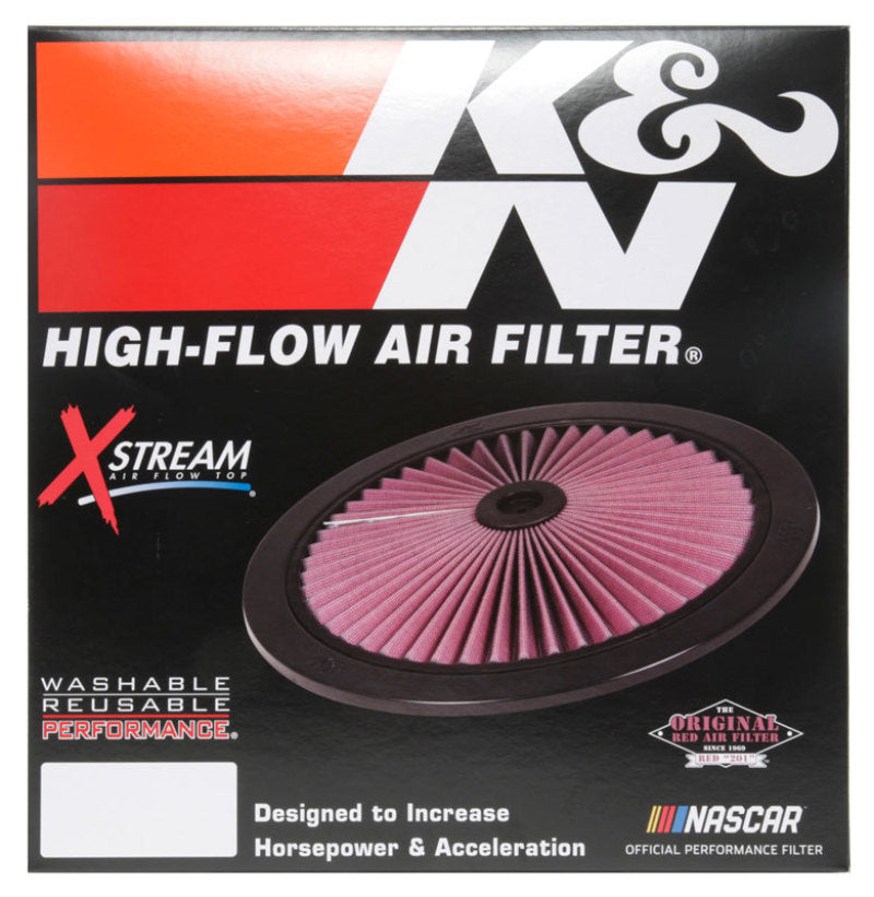 K&N X-Stream Top Filter Only 11in - Black 66-1101
