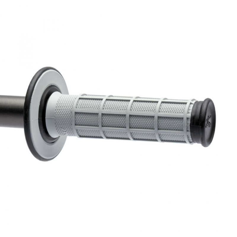 Renthal MX Dual Compound Grips Full Waffle - Grey/ Black G152