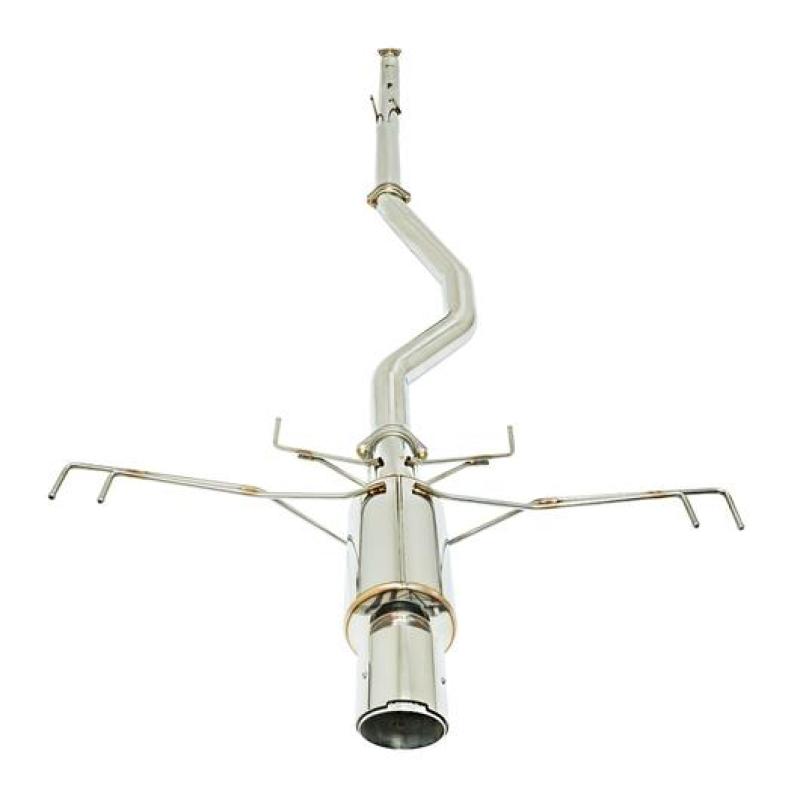 Remark 17+ Honda Civic Type R Non Resonated Cat-Back Exhaust Spec I w/Single Carbon Fiber Tip Cover RK-C1076H-01C
