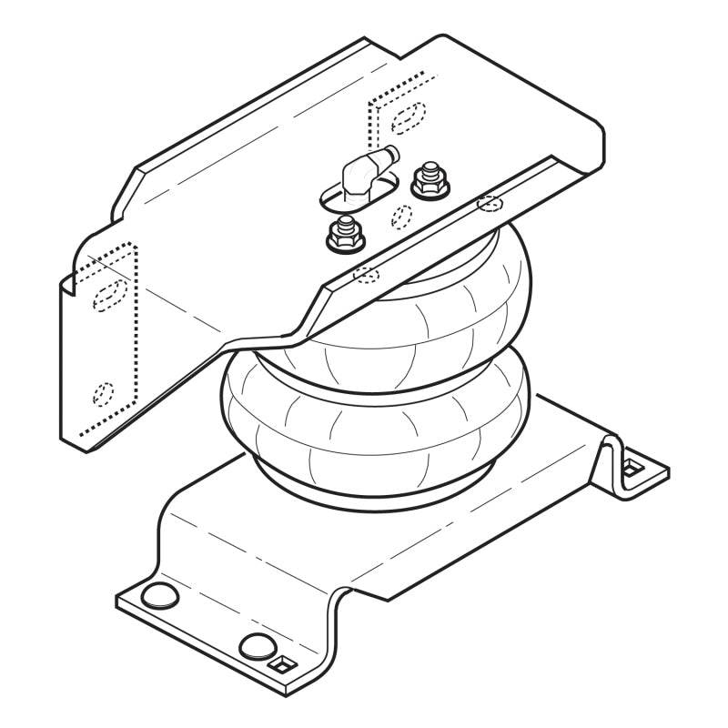 Firestone Ride-Rite Air Helper Spring Kit Rear GM & F350/F450 Cab Chassis (W217602176) 2176