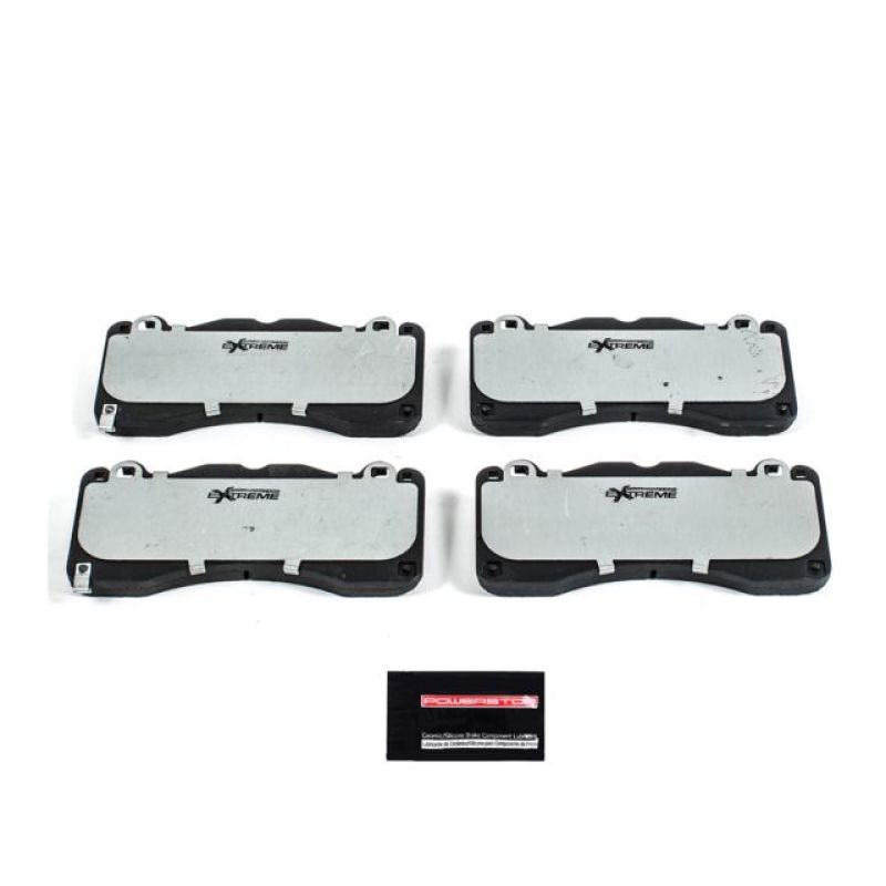 Power Stop 15-19 Ford Mustang Front Z26 Extreme Street Brake Pads w/Hardware Z26-1792