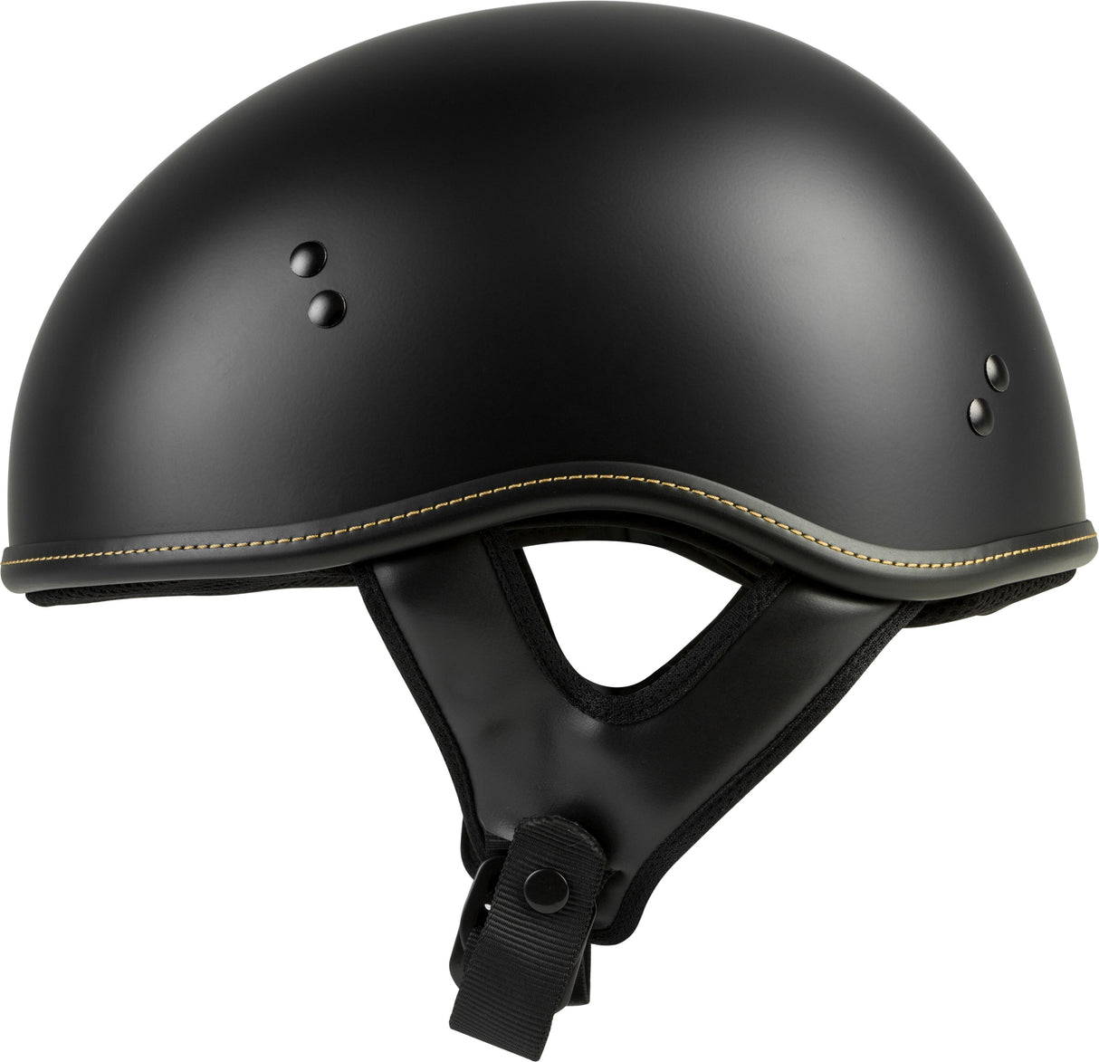 HIGHWAY 21 .357 Solid Half Helmet Matte Black 2x F77-11012X