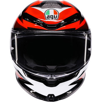 AGV Helmet K6 S Braven Black/Red/White Sm 2118395016-029-S