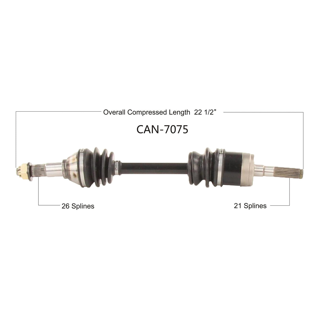 OPEN TRAILOe 2.0 AxleCAN-7075