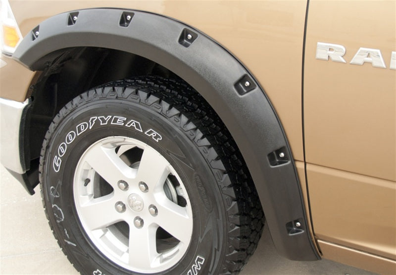 Lund 09-17 Dodge Ram 1500 RX-Rivet Style Textured Elite Series Fender Flares - Black (4 Pc.) RX204T
