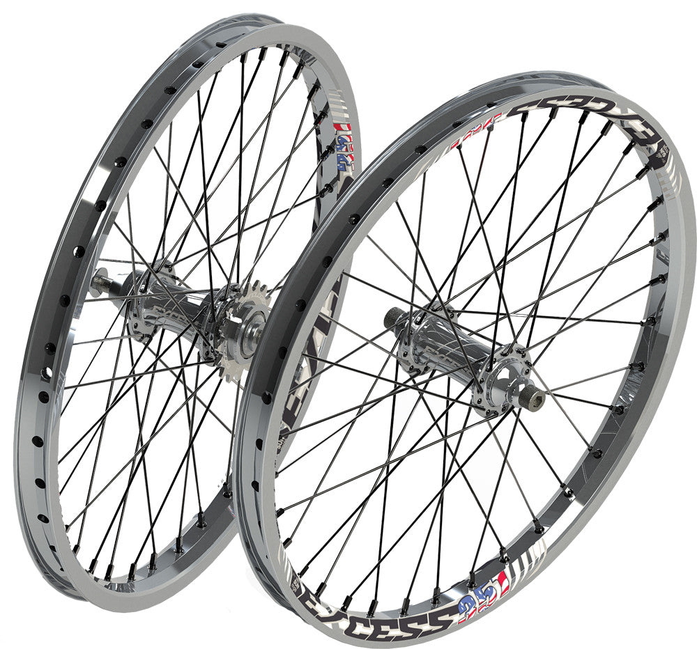 EXCESS 351 Expert Wheel Set Polished 20x1-3/8" EXWH0138PLPL