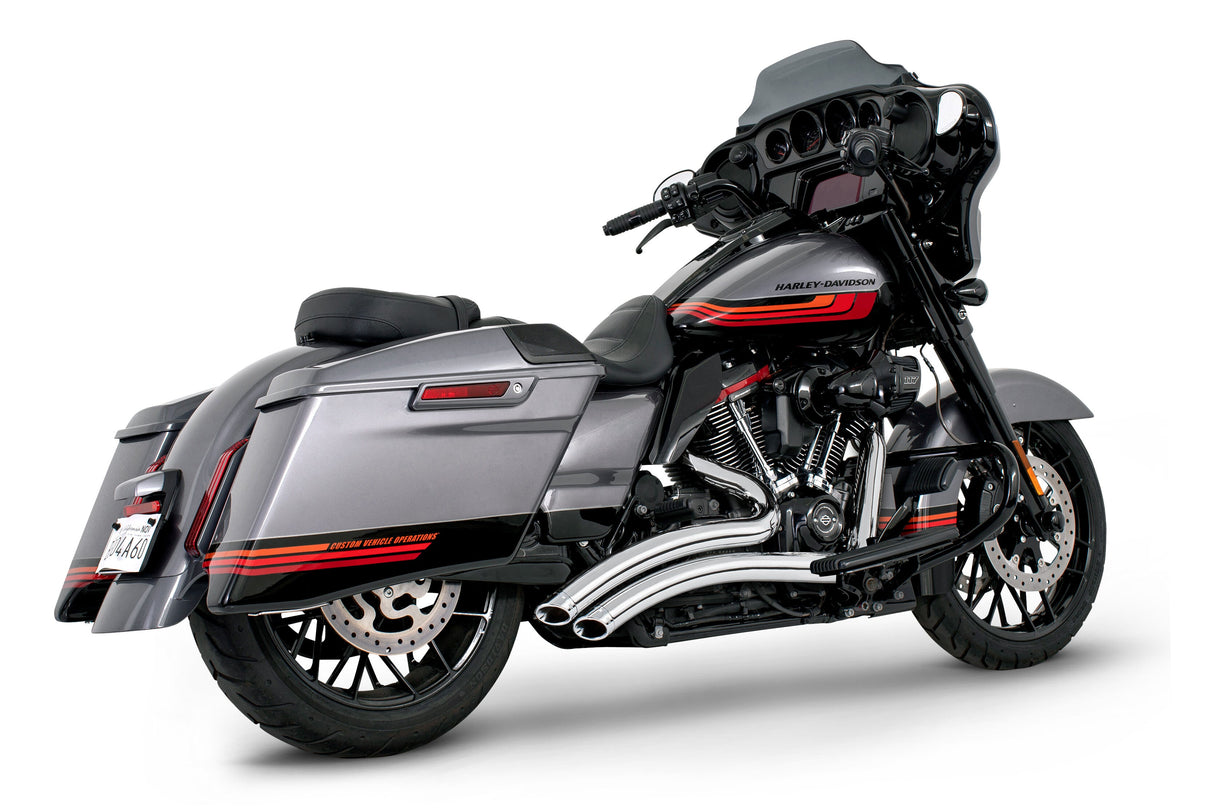 FREEDOM Sharp Curve Radius Chrome W/Chrome Tips Flt HD00647