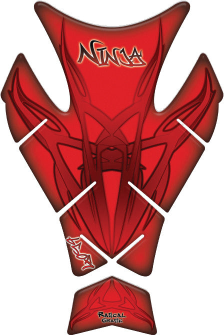RASCAL GRAFIK Tank Pad Kaw Ninja 650 Red RA36334