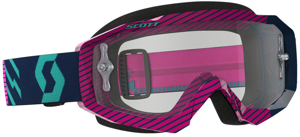 SCOTT Hustle Goggle Blue/Pink W/Clear Works Lens 262592-2839113