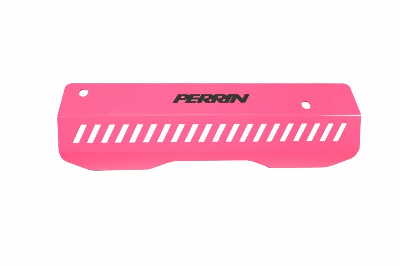 Perrin 22-23 Subaru WRX Pulley Cover (Short Version - Works w/AOS System) - Hyper Pink PSP-ENG-154HP