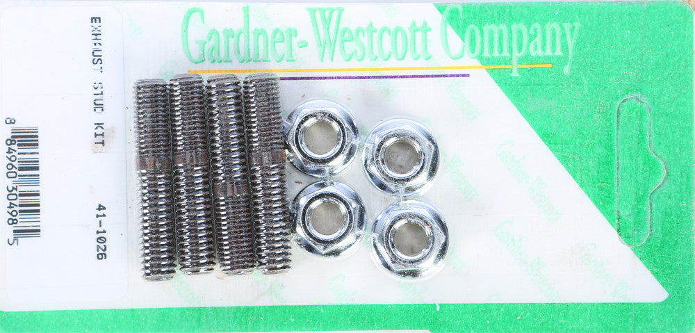 GARDNERWESTCOTT Exhaust Stud Kit 4/Pk 41-1026