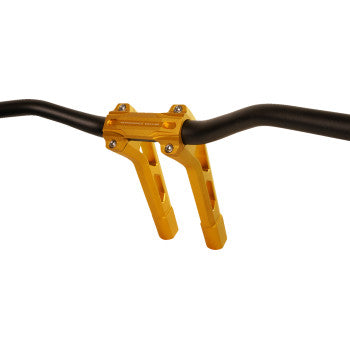 PERFORMANCE MACHINE (PM) Handlebar Assembly - Internal Wiring - Gold Ops 0208-2195M-SMG