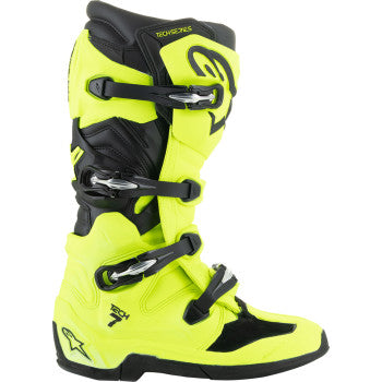 ALPINESTARS Tech 7 Boots - Fluorescent Yellow/Black - US 8 2012025-551-8