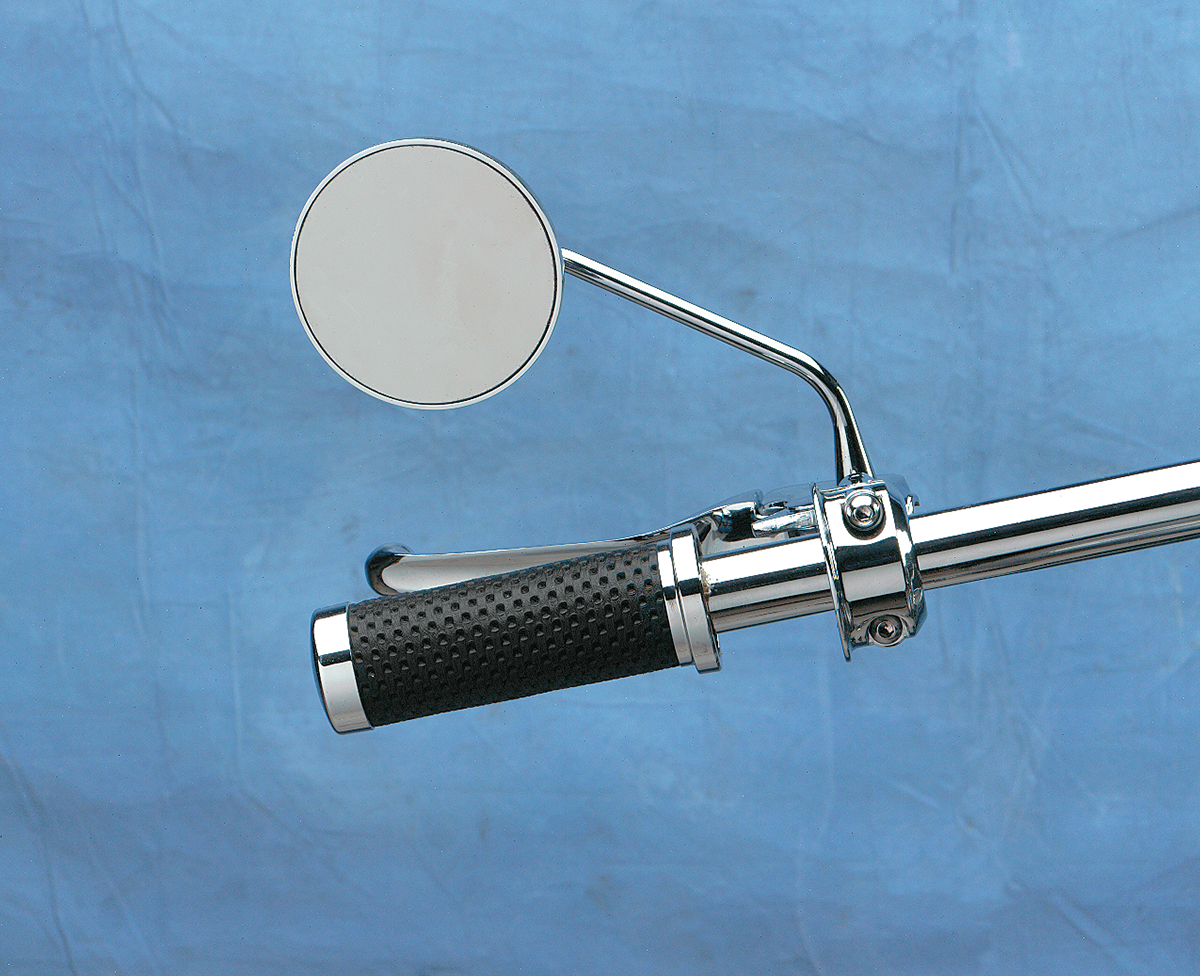 DRAG SPECIALTIES Espejo Stealth III - Redondo 302154-BC4-LB16