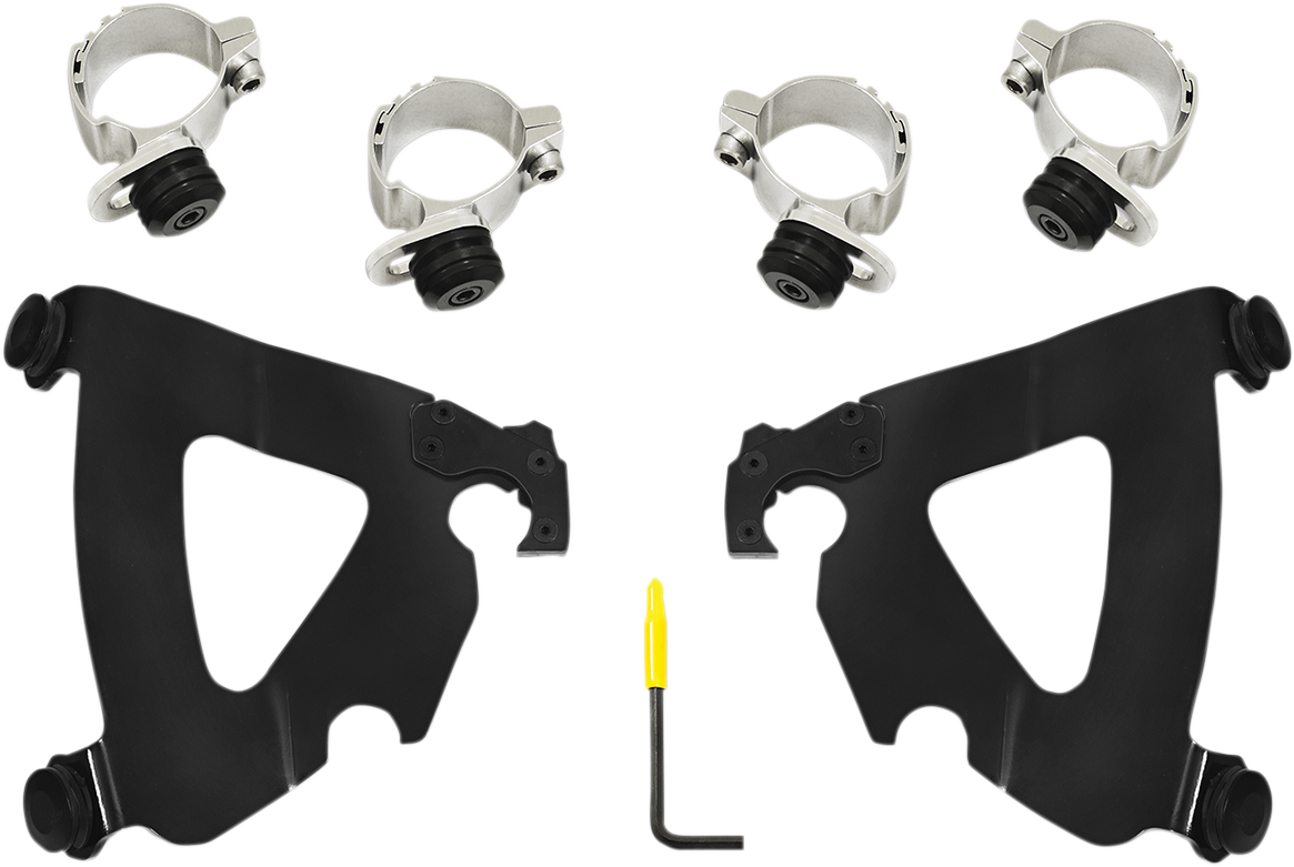 MEMPHIS SHADES Road Warrior Mounting Kit - Black - FXD MEB2038