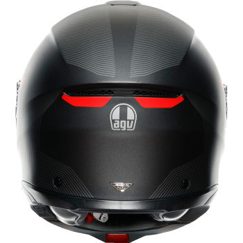 AGV Tourmodular Helmet - Frequency - Matte Gunmetal/Red - 2XL 211251F2OY00516