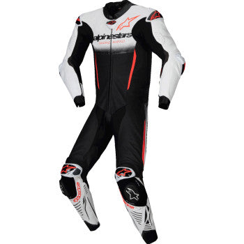ALPINESTARS GP-R7 1-PC Leather Suit - White/Black/Red - US 42 / EU 52 3150125-233-52