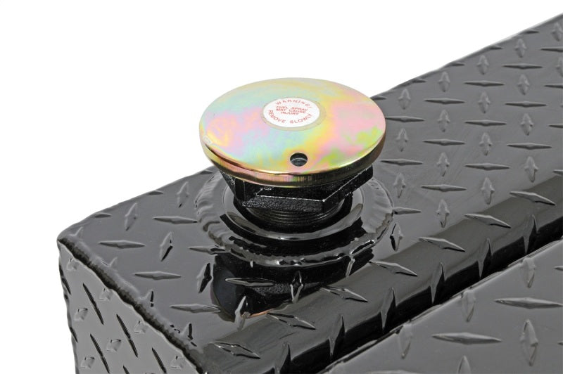 Deezee Universal Tanks - Combo Auxiliary Black Tread Aluminum (92 Gal) DZ 91742XB