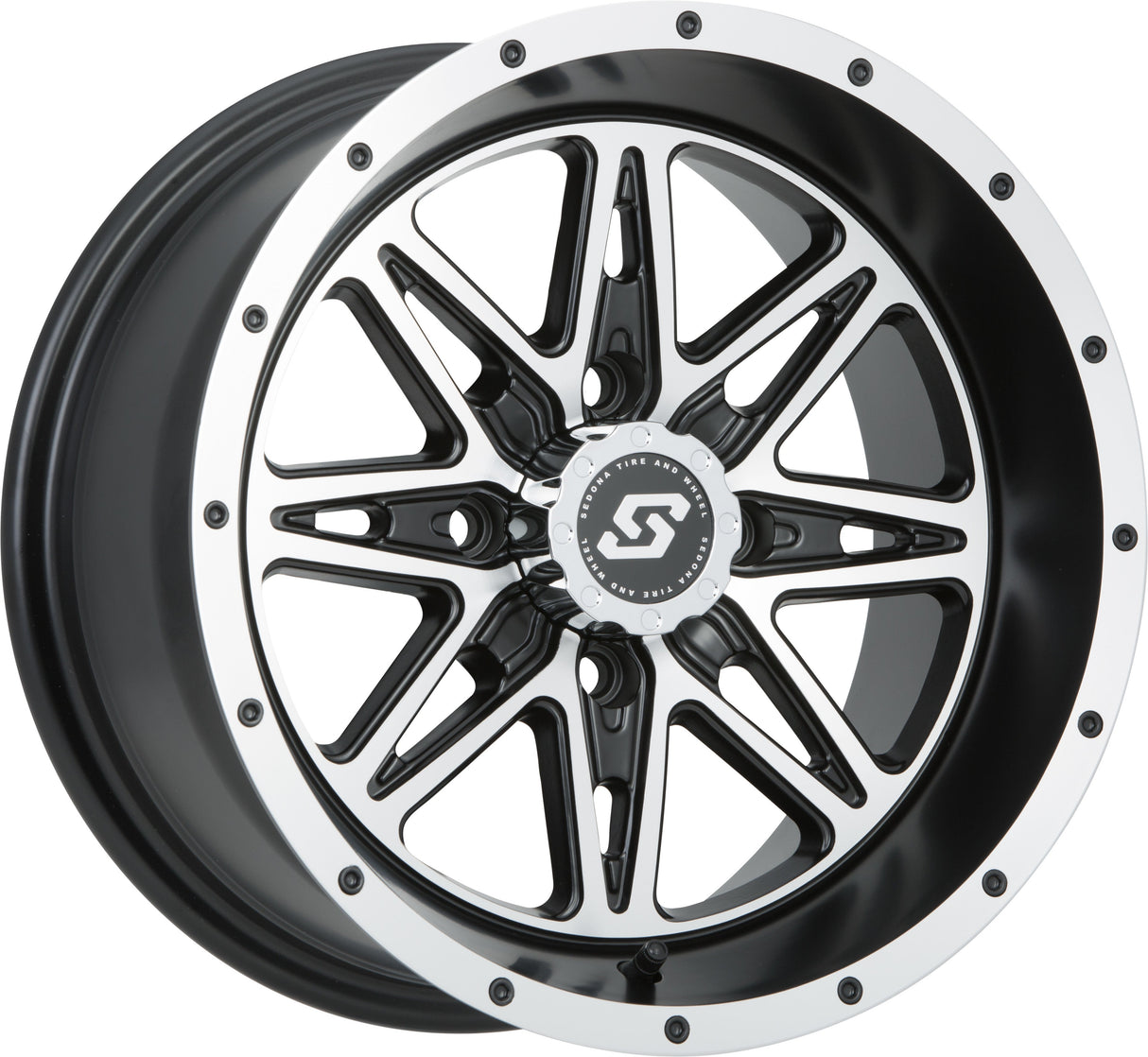 SEDONA Badlands Mac 15x7 4x137 5+2 12mm Tapered Lug A78M57037-T-52S