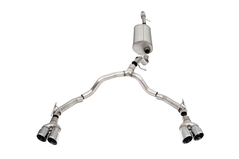 Corsa 21-22 GM Tahoe/Yukon 5.3L 3in. Catback Exhaust - Twin 4in. Exhaust 21127