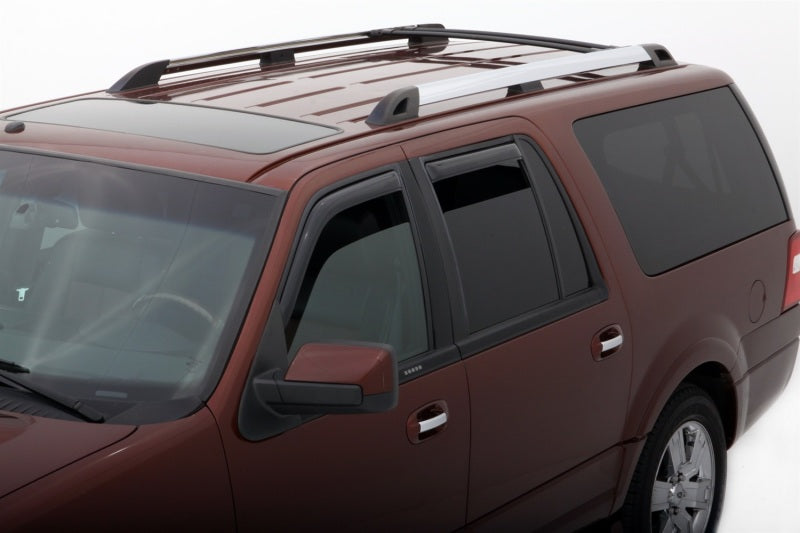 AVS 98-18 Lincoln Navigator Ventvisor In-Channel Front & Rear Window Deflectors 4pc - Smoke 194233