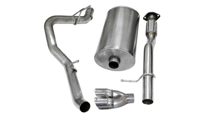 Corsa 07-08 Chevrolet Suburban 1500 5.3L V8 Polished Sport Cat-Back Exhaust 14246