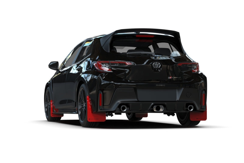 Rally Armor 2023 Toyota GR Corolla Red UR Mud Flap w/ Black Logo MF89-UR-RD-BLK