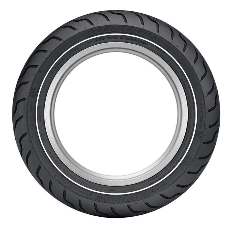 Dunlop American Elite Bias Rear Tire - 180/65B16 M/C 81H TL - Narrow Whitewall 45131818
