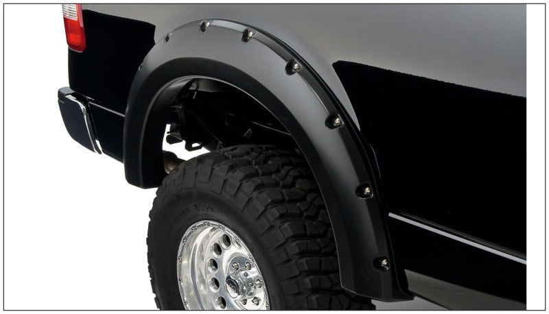 Bushwacker 04-08 Ford F-150 Styleside Pocket Style Flares 4pc 66.0/78.0/96.0in Bed - Black 20916-02
