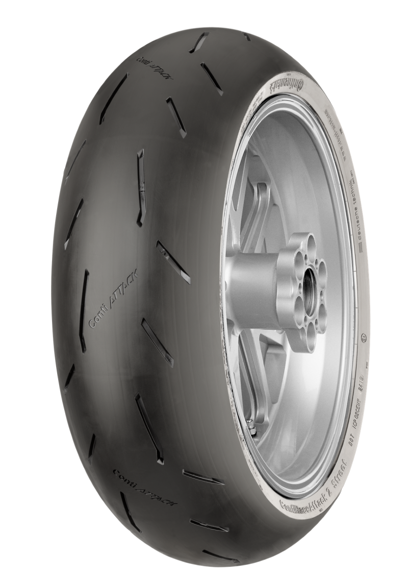 Continental ContiRaceAttack 2 Street Rear Tire - 200/55 ZR17 M/C 78(W) TL 2446620000