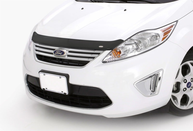AVS 12-13 Ford Fiesta Aeroskin Low Profile Acrylic Hood Shield - Smoke 320042