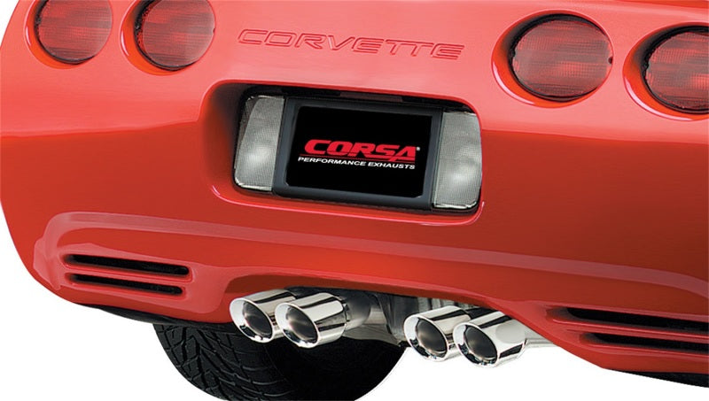 Corsa 97-04 Chevrolet Corvette C5 Z06 5.7L V8 Polished Xtreme Cat-Back + XO Exhaust 14962