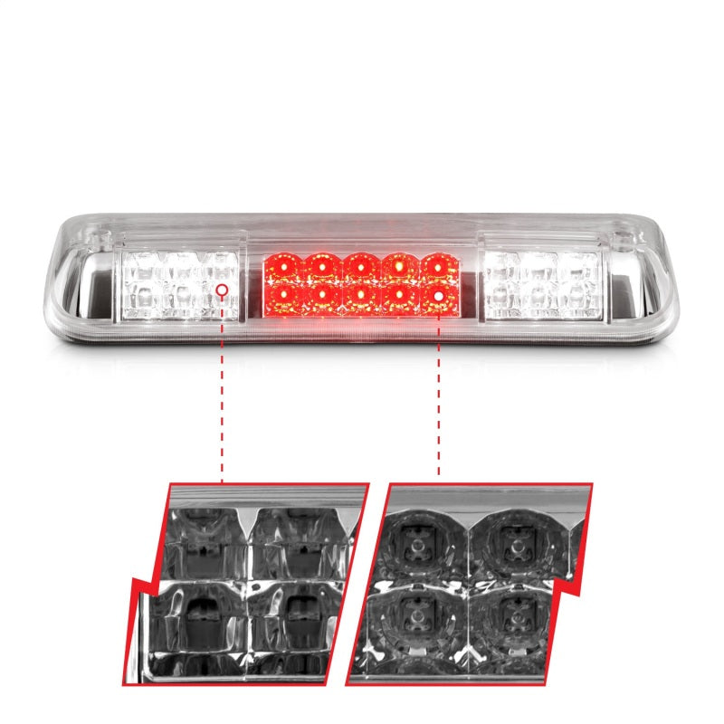 ANZO 2004-2008 Ford F-150 LED 3rd Brake Light Chrome B - Series 531088
