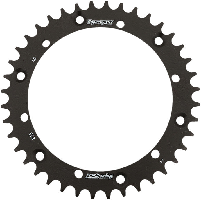 SUPERSPROX Rear Sprocket Steel 40t-520 Blk Yam RFE-853-40-BLK