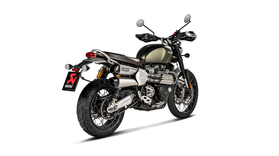 AKRAPOVIC Titanium Mufflers S-T12SO3-HCQT Scrambler 1200 XC/XE 2019-2020 1811-3943