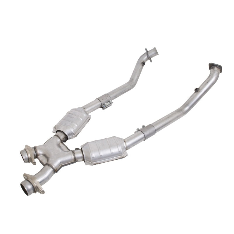 BBK 99-04 Mustang 4.6 GT / Cobra High Flow X Pipe With Catalytic Converters - 2-1/2 1670