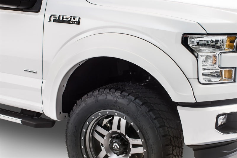 Bushwacker 15-17 Ford F-150 Styleside Extend-A-Fender Style Flares 4pc 67.1/78.9/97.6in Bed - Black 20936-02