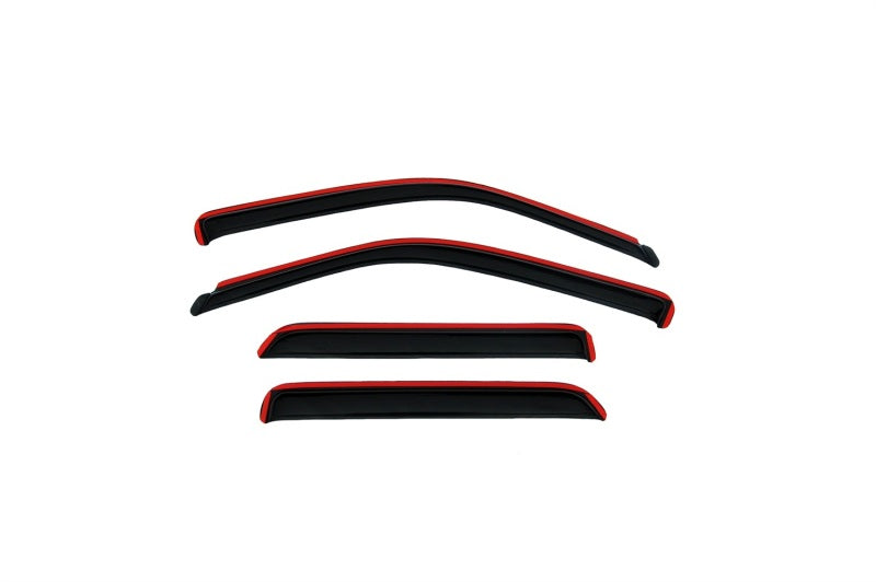 AVS 07-11 Honda CR-V Ventvisor In-Channel Front & Rear Window Deflectors 4pc - Smoke 194655
