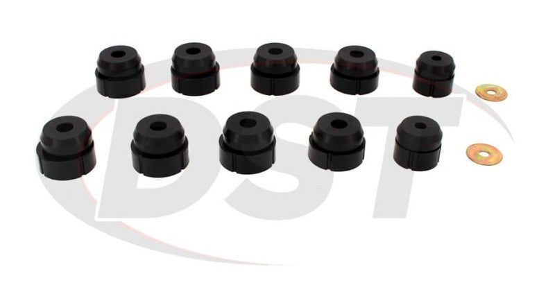 Prothane 80-96 Ford Bronco 2wd/4wd Body Mount - Black 6-107-BL