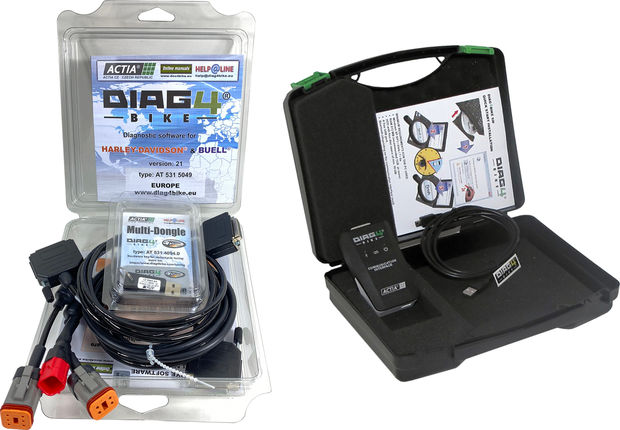 DIAG4 BIKE Serial Diagnostic System Software W/Usb Interface AT 531 5090