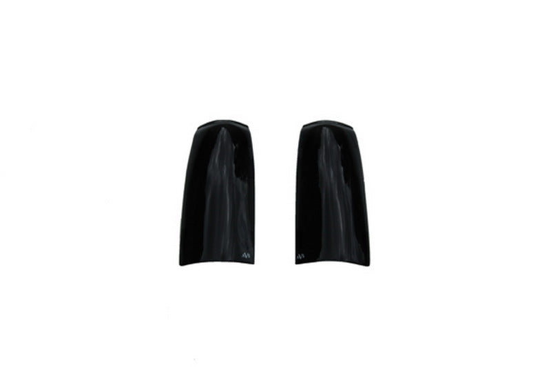 AVS 88-99 Chevy CK Tail Shades Tail Light Covers - Black 33814
