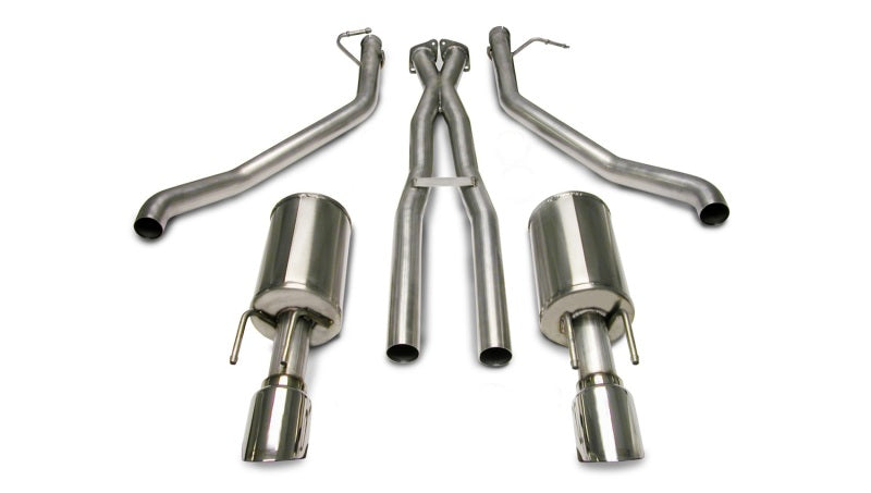 Corsa 05-06 Pontiac GTO 6.0L V8 2.5in Sport Cat-Back + XPipe Exhaust Polished Tips 14189
