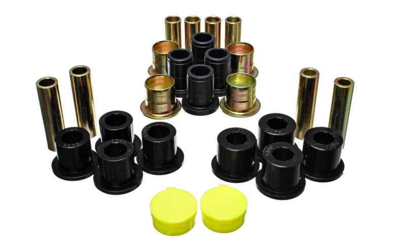 Energy Suspension 87-04 Dodge Dakota / 98-03 Durango 4WD Black Front End Control Arm Bushing Set 5.3139G