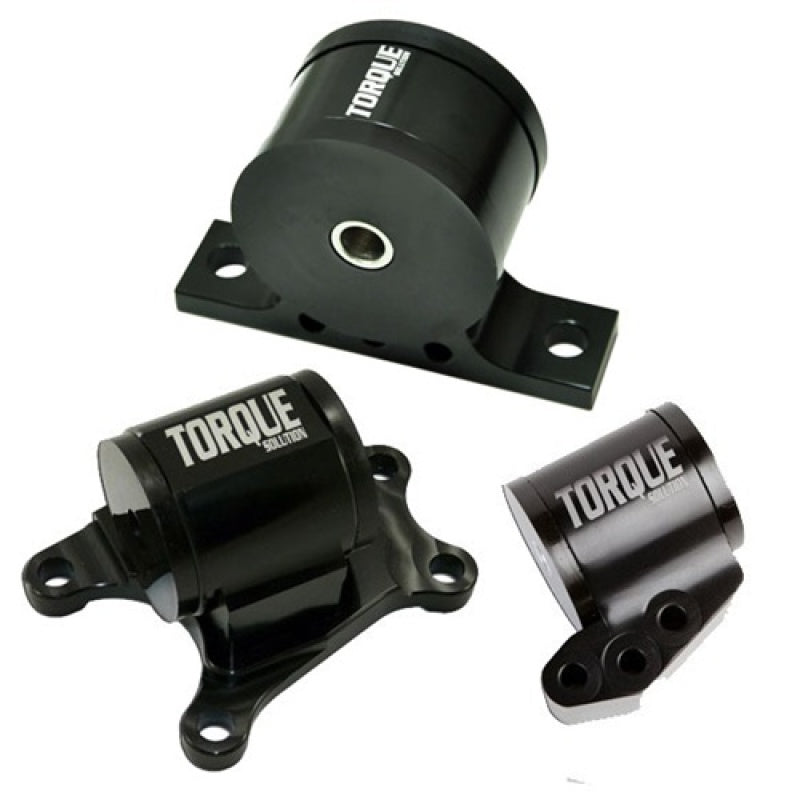Torque Solution Billet Aluminum 3 piece Engine Mount Kit: Mitsubishi Evolution VII-IX 2001-2006 TS-EV-126