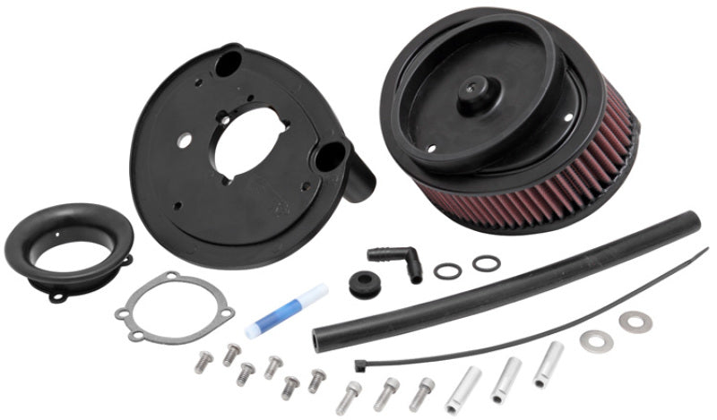 K&N Oval Red 9in Intake System for Harley Davidson RK-3910-1