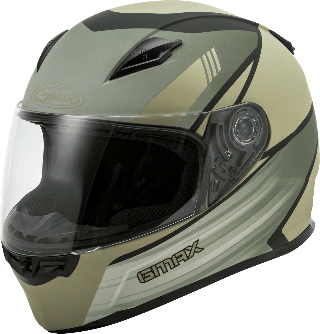 GMAX Ff-49 Full-Face Deflect Helmet Smk Shield Matte Tan/Khaki Xl G1494537